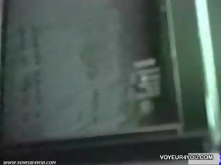 Κατάσκοπος κάμερα filming ζευγάρια αμάξι σεξ συνδετήρας