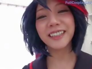 Ryuko matoi od zabiť la zabiť cosplay x menovitý klip fajčenie